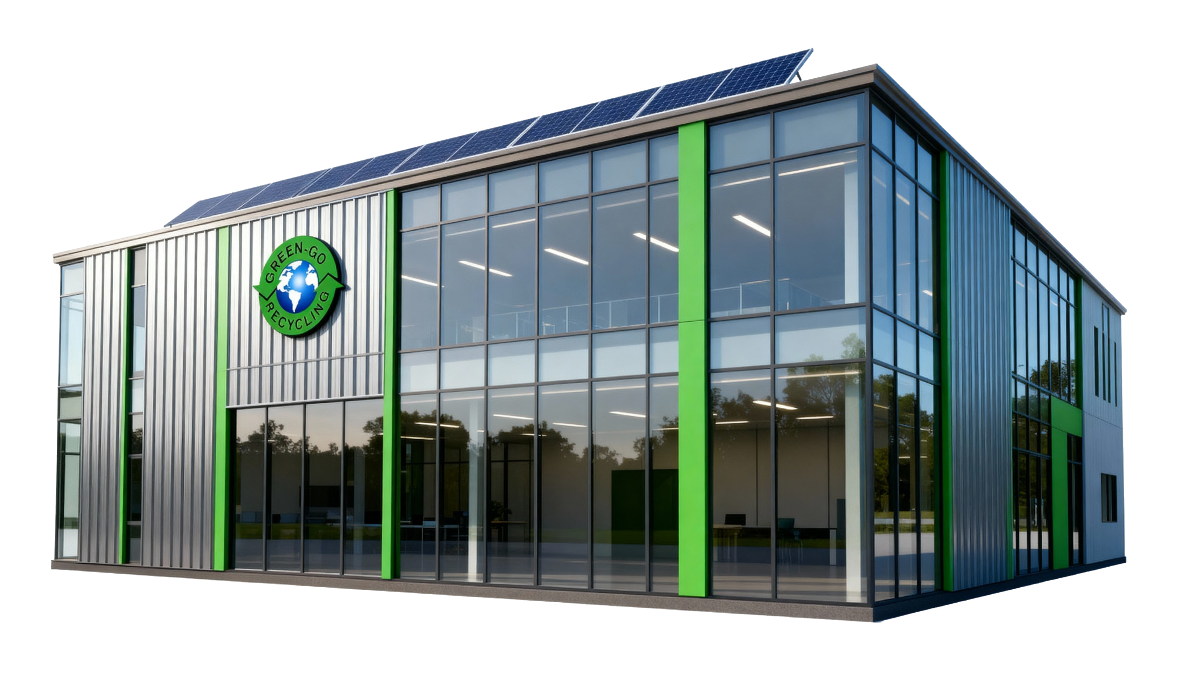 Green-Go truck recycling pickup service in North County